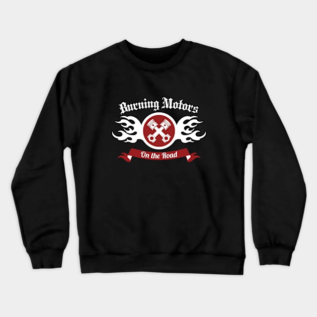 Motorbike Squad Crewneck Sweatshirt by WHOLESALENERD